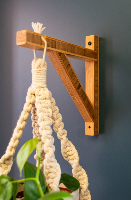 Bamboo Macramé Bracket